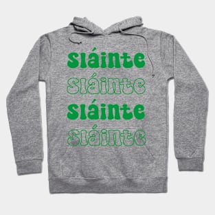 St Patricks Day Women: Sláinte Shamrock Graphic Tee Clover Lucky irish Hoodie